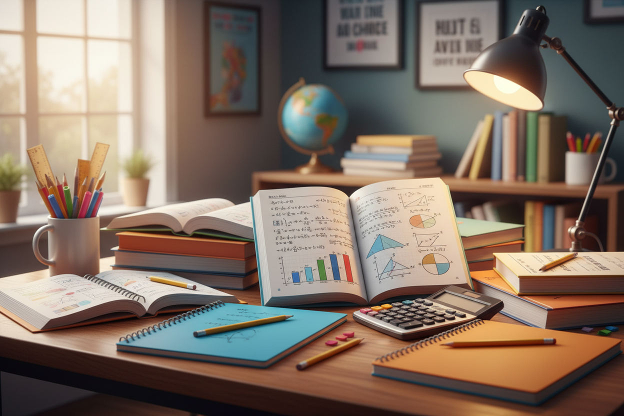 math textbooks and learning